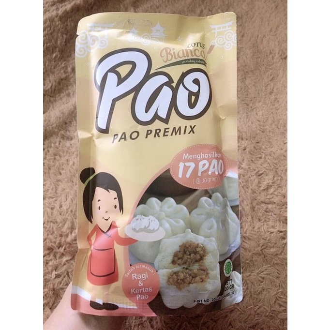 

Tepung Premix Bianca Pao/ Bakpau 300 gr