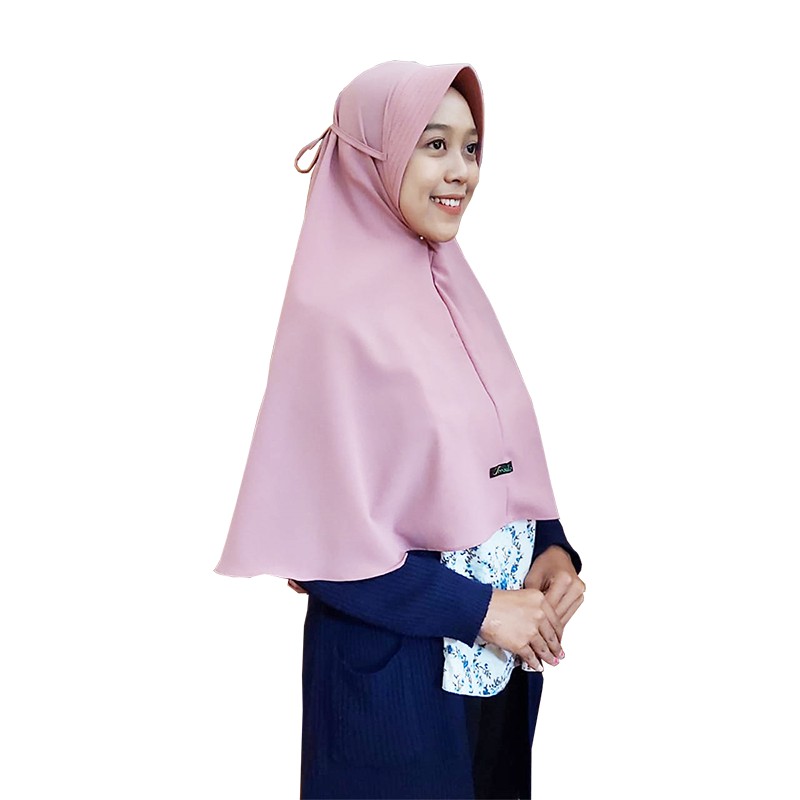 Maula Hijab - Kerudung Instan Jilbab Pet Antem Tali Belakang Diamond Azalea
