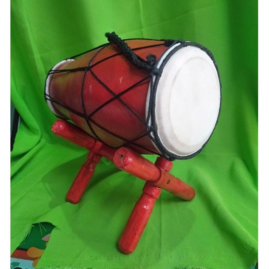 Gendang Jawa Kendang Rampak Kecil Uk. 20 cm Alat Musik Tradisional Mainan Anak