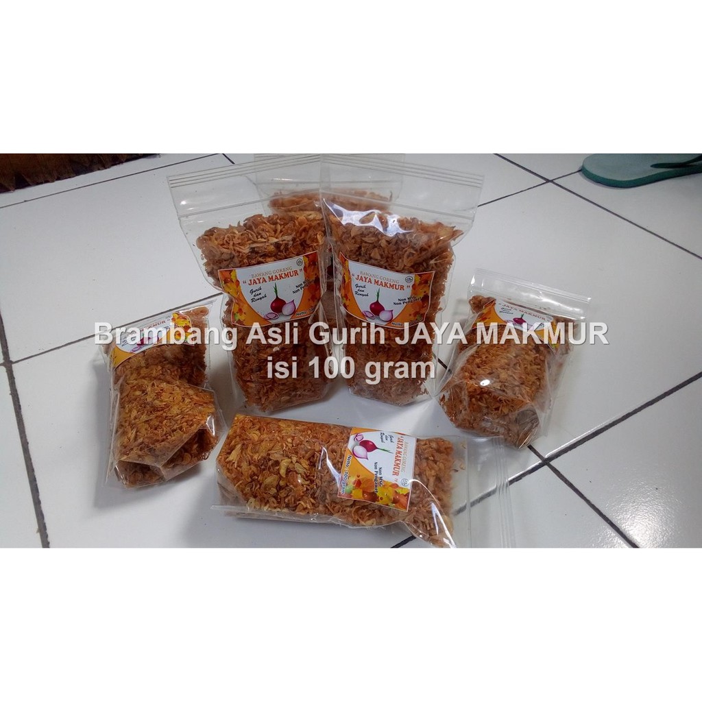 

Brambang Goreng 100 grams asli renyah gurih