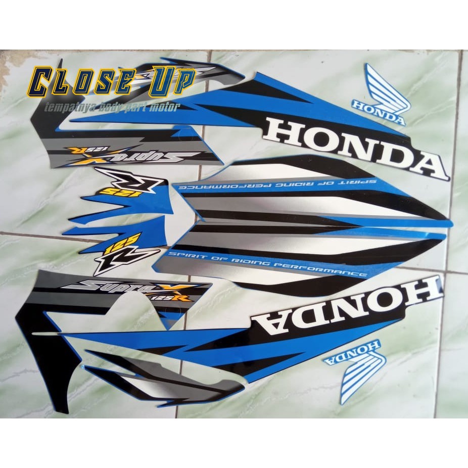 stiker striping honda supra x 125 2006