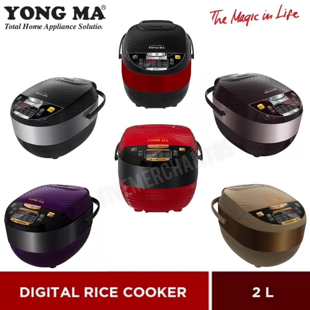 Magic Com Yongma SMC 8027 2 Liter Rice Cooker Yongma 8027 Penanak Nasi Yongma 8027 Yong Ma