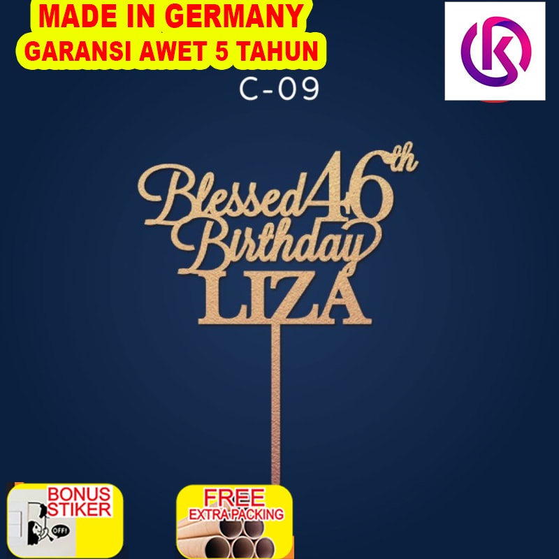 

Terlaris C-09 / Topper / Cake Topper / Hiasan Kue
