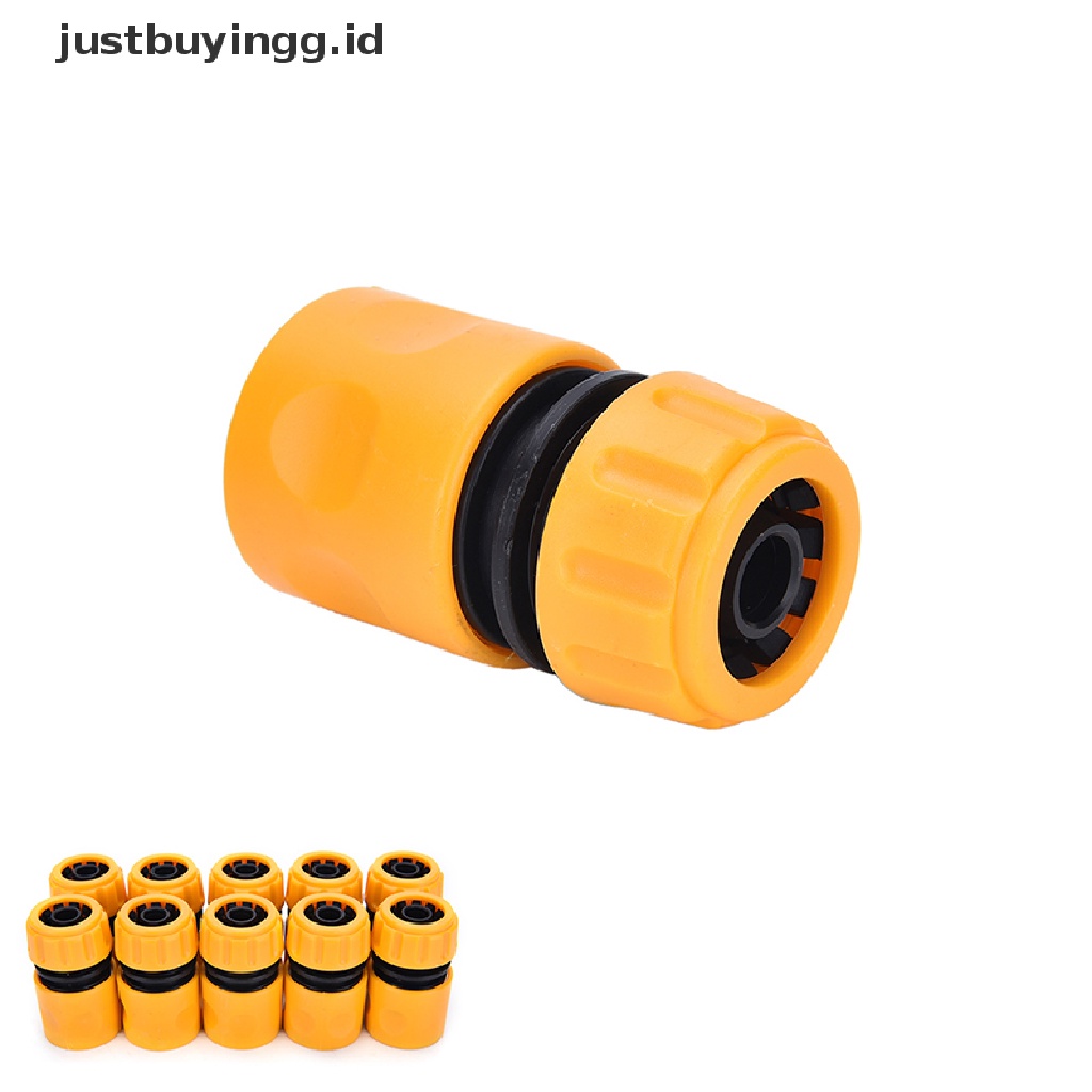 [justbuyingg.id] New ABS Garden Water Hose Pipe Connector Tubing Fitting Garden Wash Coupler ID