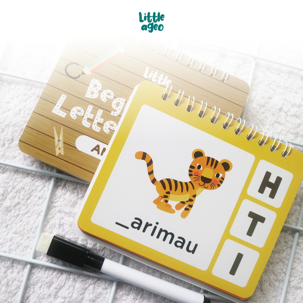 

Mini Notebook Letter Sound (mengenal huruf & nama hewan)