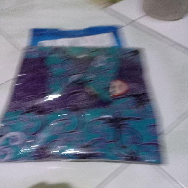 Toska Batik Hrb026 Kenongo Kemeja Hem Pendek Padi Pekalongan M L Xl Murah Keren Bati Pria Wajik Biru