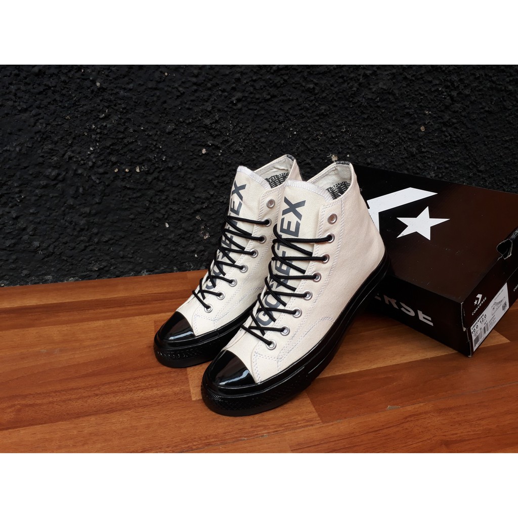 Sepatu Converse All star Chuck 70s High Goretex White Black Sepatu Sneakers Pria