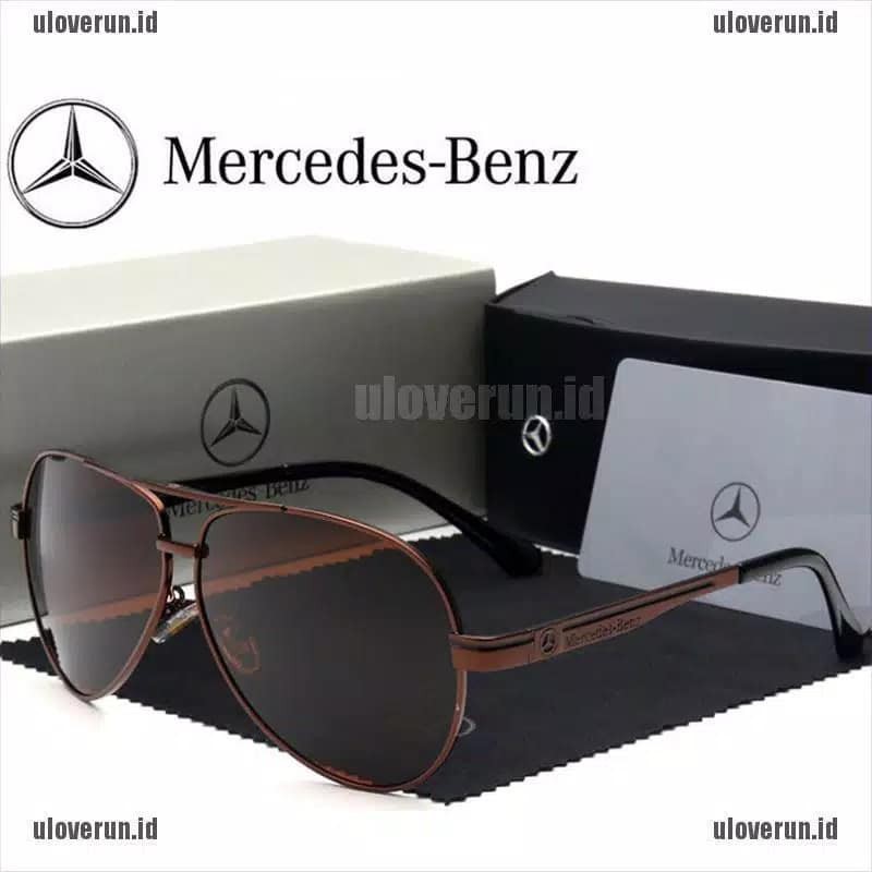 Promo kaca mata pilot | pria | wanita Mercedes polarized UV 400 desain elegan