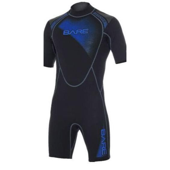 Bare 3Mm Wetsuit Attack Shorty / Baju Selam Pendek / Dive Wetsuit