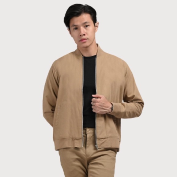 Jaket Pria Bomber Canvas / Jacket Canvas Bomber Deluxe Premium Edition