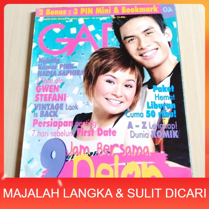 Majalah GADIS No.2 Jan 2005 LARAS CHRISTIAN BAUTISTA Langka