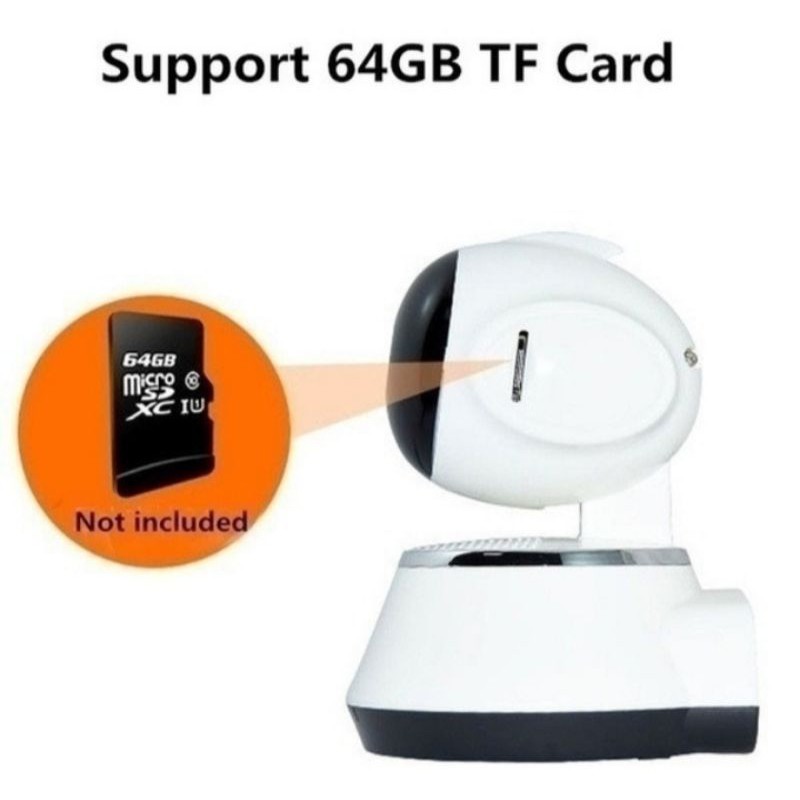 IP Camera Mini Wifi V380 Webcam Nirkabel Audio + sandisk 32GB