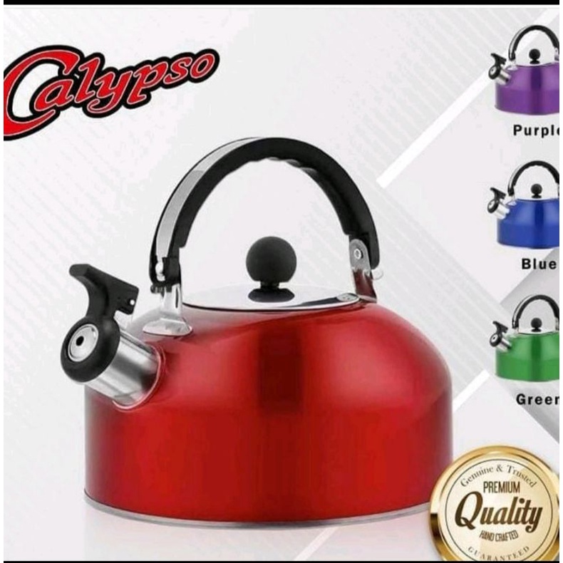 TEKO SIUL CALYPSO TEKO BUNYI KETTLE WISSTLE TEKO AIR PANAS TEKO STAENLIS