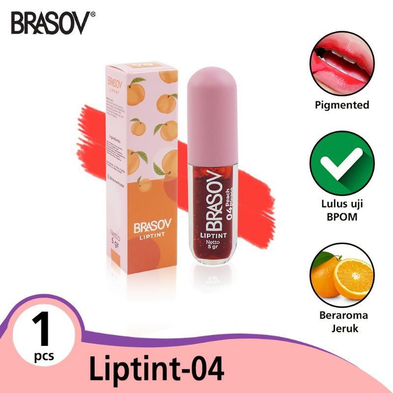 BRASOV Liptint 5gr/Lip Tint Perona Bibir/BPOM