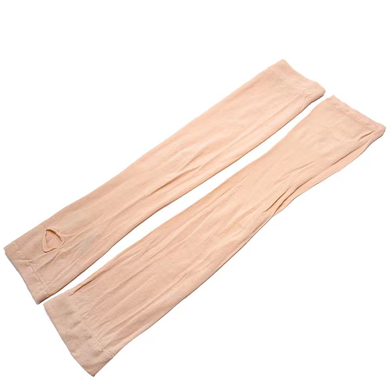 (Hello Girl) D40  Sepasang Sarung Tangan Manset Let's Slim Cool wristlet Original Import