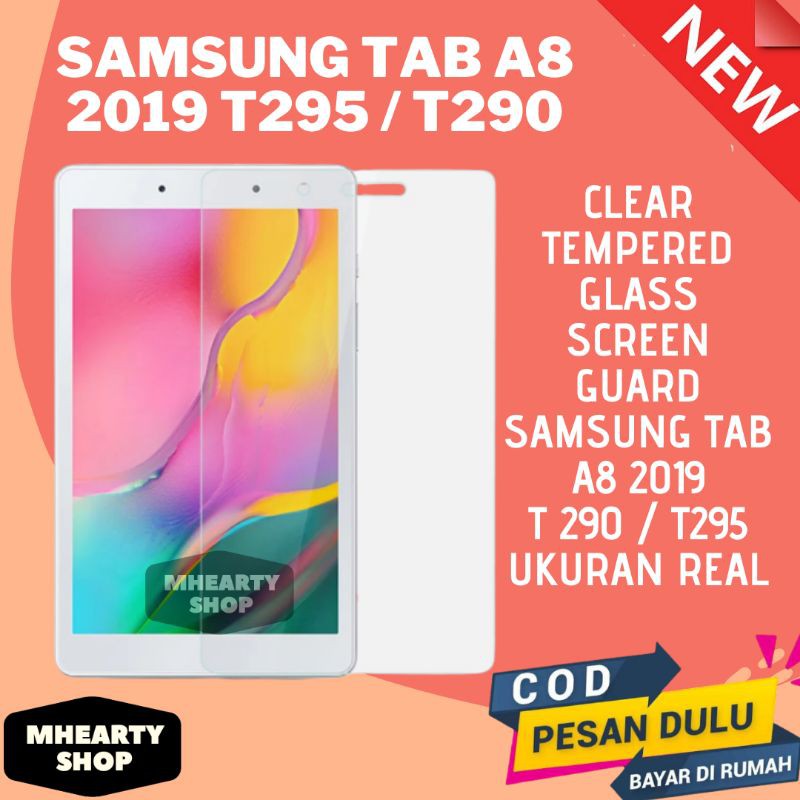 tempered glass samsung tab a8 2019