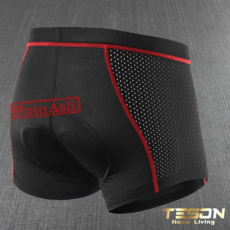 Celana Dalam Sepeda [A] Pria Wanita Padding 3D Gel Cycling Underwear