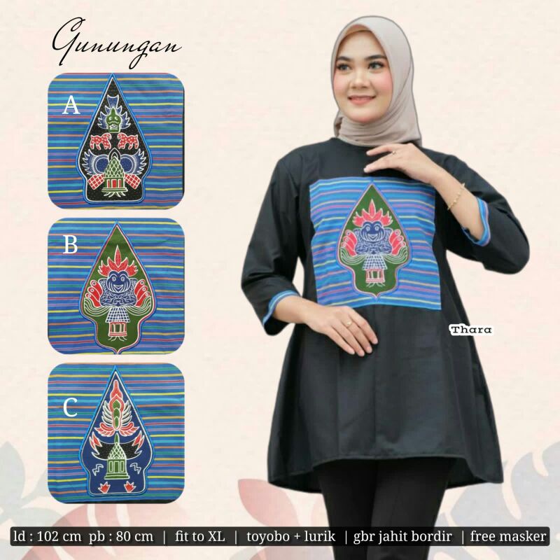 BATIK Blouse Gunungan