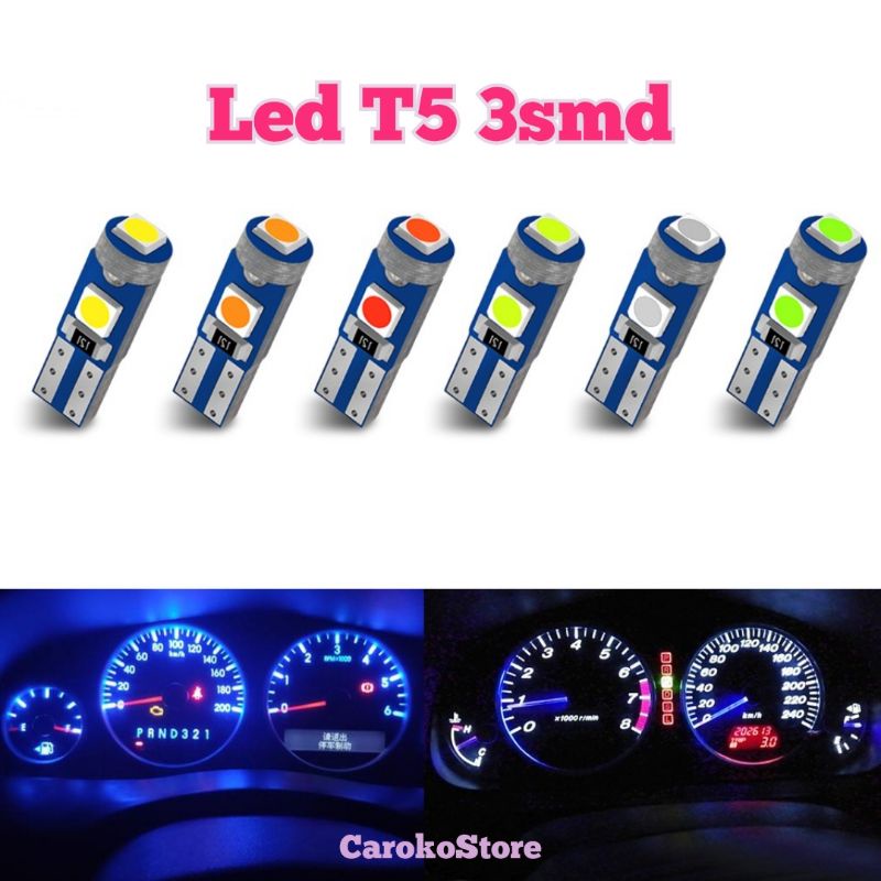 Led T5 speedometer indikator dashboard 3smd