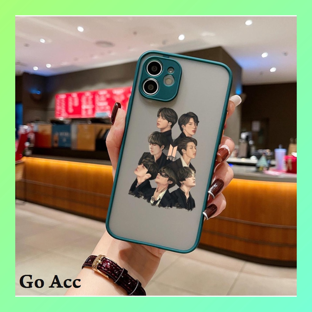 Casing Soft Kamera AA08 BTS for Xiaomi Redmi 2 2s 3s 4A 4X 5A 5 5+ 6 6A 7 7A 8 8A 9 9A 9i Prime 9C 9T 10 10A 10C 11 Note 2 3 4 4X 5A 6 Pro 10s 11s