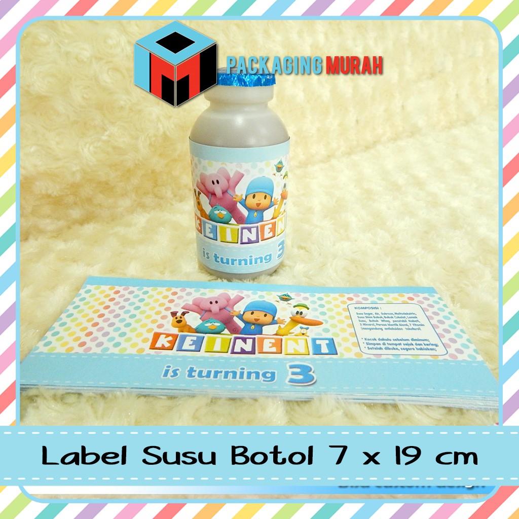 Label Susu Botol Minimal Order 24 Pcs Label Susu Botol Minimal Order 24 Pcs