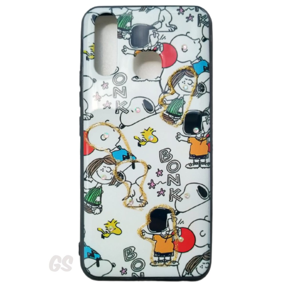 Case Fuze Glitter Vivo Y19 Casing Import Timbul Motif Cewek Karakter Bts Anime