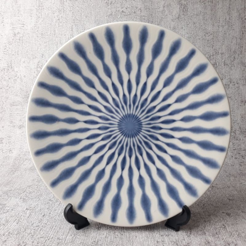 PIRING MAKAN KERAMIK MURAH / SALAD PLATE RUSTIC ukuran 21cm-Sundbrust