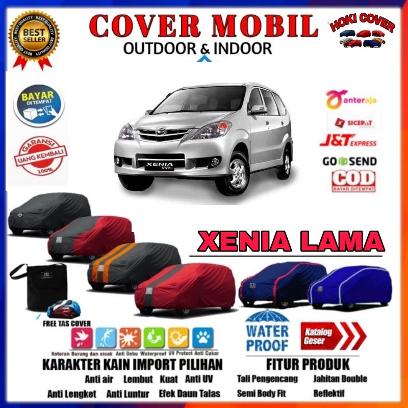 SARUNG MOBIL COVER BODY MOBIL DAIHATSU XENIA LAMA 2010 2011 2012 2013 SELIMUT MOBIL PENUTUP OUTDOOR 