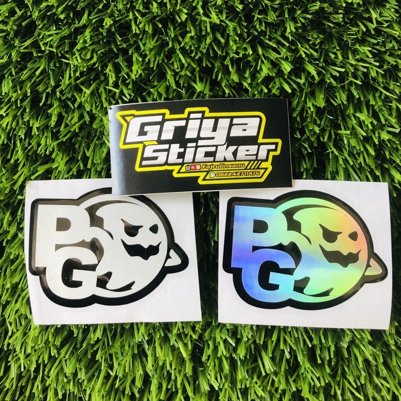 Stiker PG logo PASUKAN GHOIB sticker cutting viral