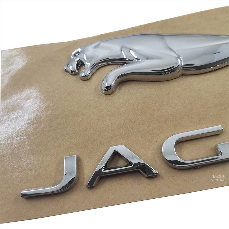 1 Set Stiker Emblem Logo Jaguar Leopard Kualitas Tinggi Untuk Mobil Jaguar