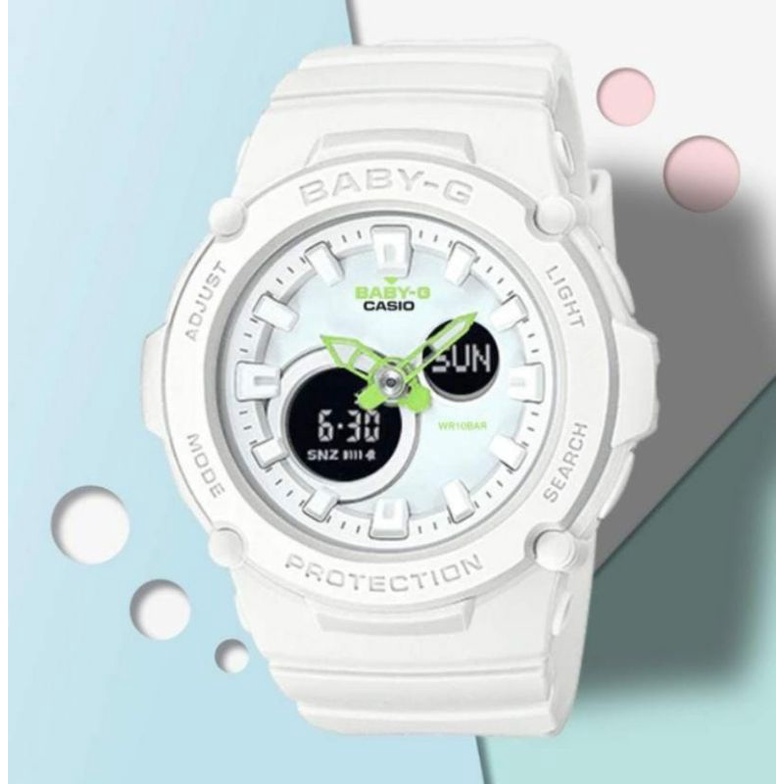 Jam Tangan Baby G Dualtime Wanita Jam Tangan Terlaris Water Resistant