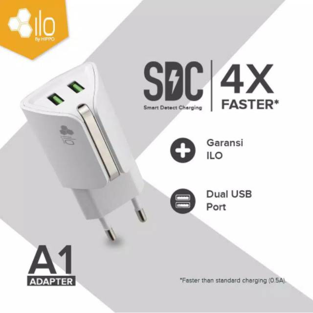 ILO Adapter Charger A1 - Simple Pack