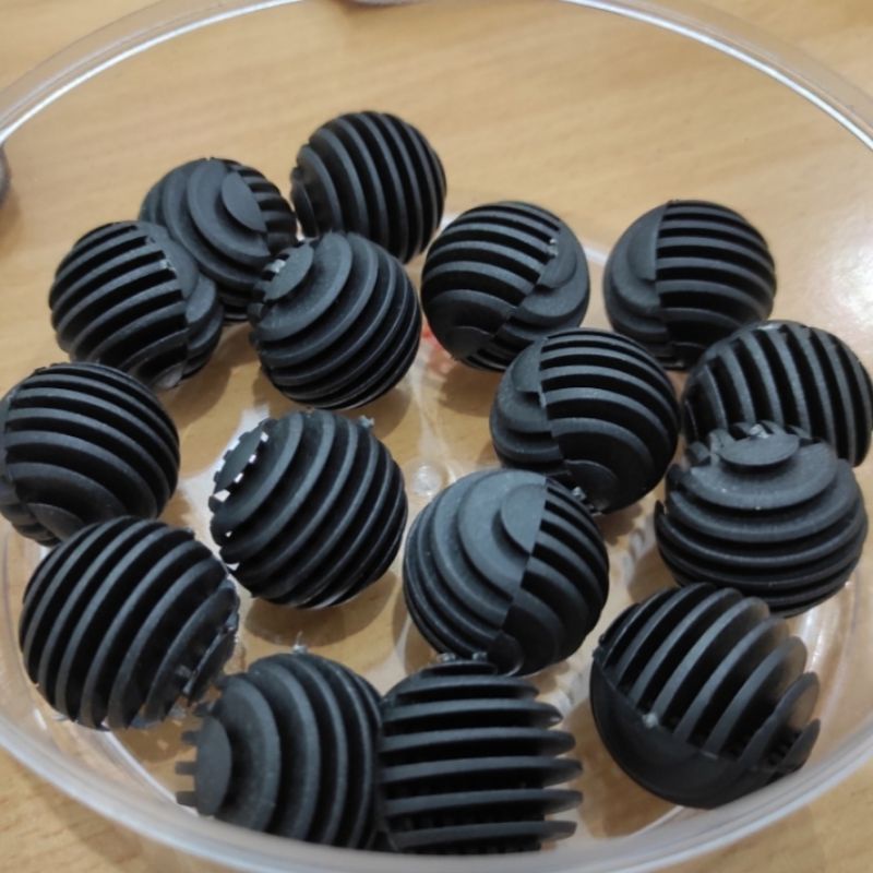 Bioball Bulat / Golf , Bioball Filter Kolam Koi / Aquarium Aquascape