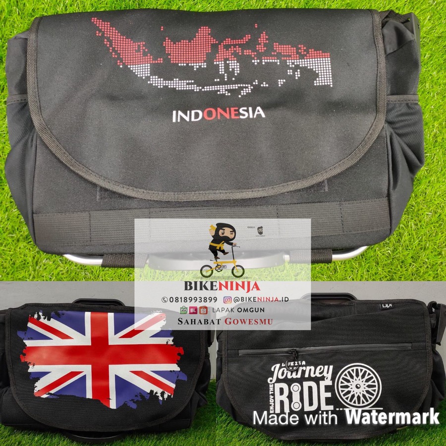 TAS FRONT BLOCK LIVI LARGE SEPEDA LIPAT FOLDING BIKE BAG