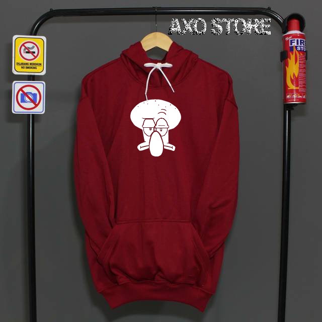 COD TERLARIS HOODIE SABLON Squidward SpongeBob SquarePants PREMIUM / PRIA &amp; WANITA / Sweater / Switer / Hoodie Kekinian / Hoodie Hits / Switer Pria/Hoodie Polos/ SIZE S M L XL XXL 2XL XXXL 3XL Termurah Murah Ukuran Big Size Jumbo