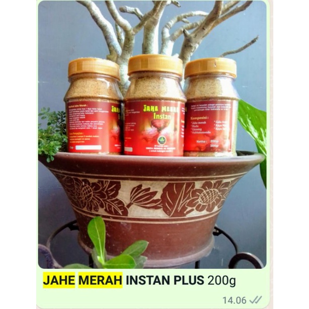

JAHE MERAH INSTAN PLUS 200g
