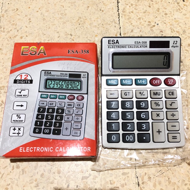 

[BS 354] (Termurah) Kalkulator ESA 358 / Calculator