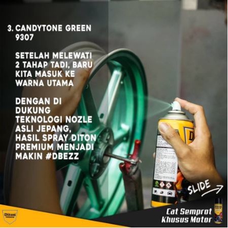 PAKET HEMAT 9307 Candy Tone Green Cat Pilox Diton Premium 400ml warna cendi kendy hijau ijo pylox