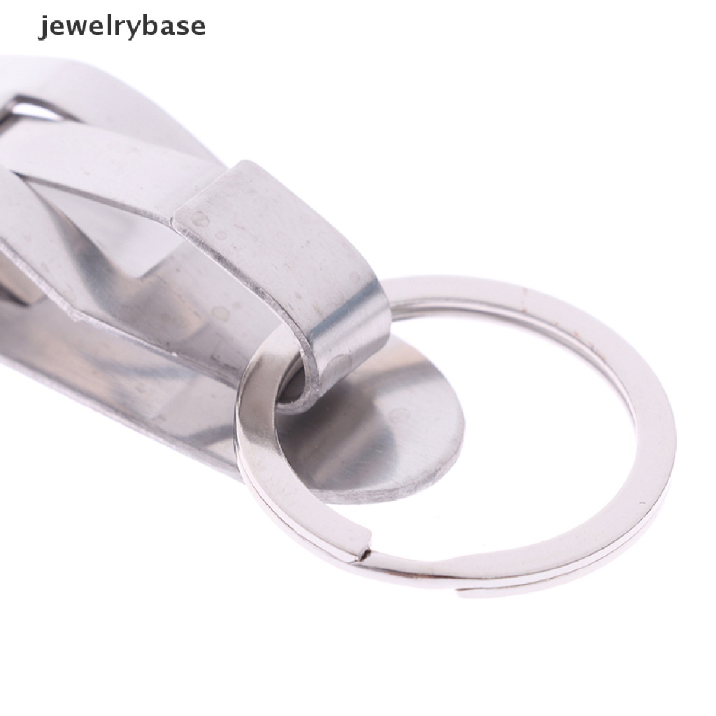 (jewelrybase) Klip Gantungan Kunci Quick release Bahan Stainless steel