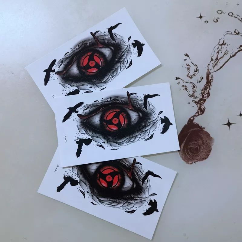 Tatto temporary Mata sharingan Model YR 404