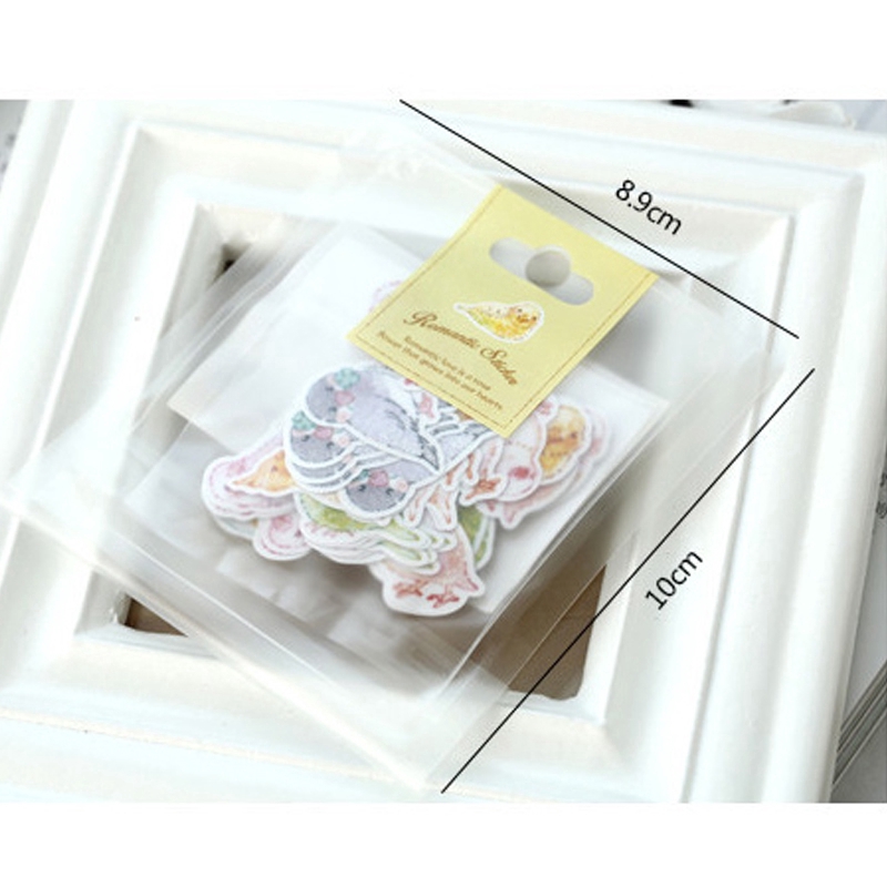 60pcs Kartun Hewan Jepang Stiker Kreatif Warna-Warni Bahan Diy Diary Buku Stiker Hias