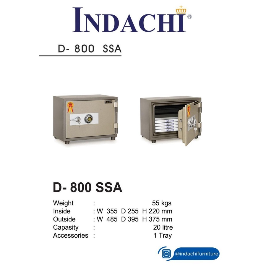 Indachi Brankas - D 800 SSA