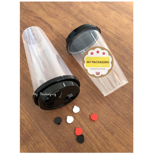 

2Xbtygneal Sakha Snack ) Gelas Plastik Boba / Thinwall Cup Pp Injection 700Ml 22Oz