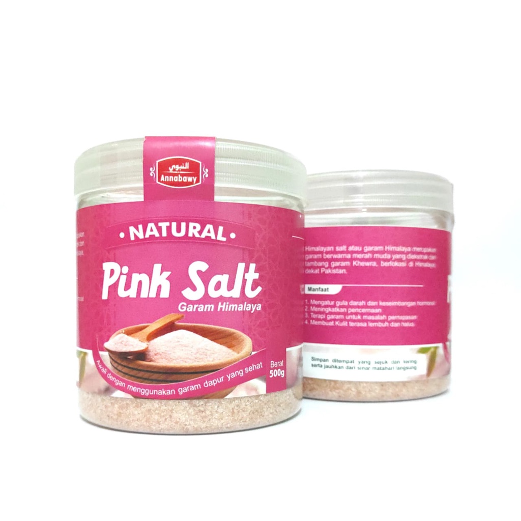 

Garam Himalaya Natural 500 Gram / Himalayan Salt / Pink Salt Annabawy Murah