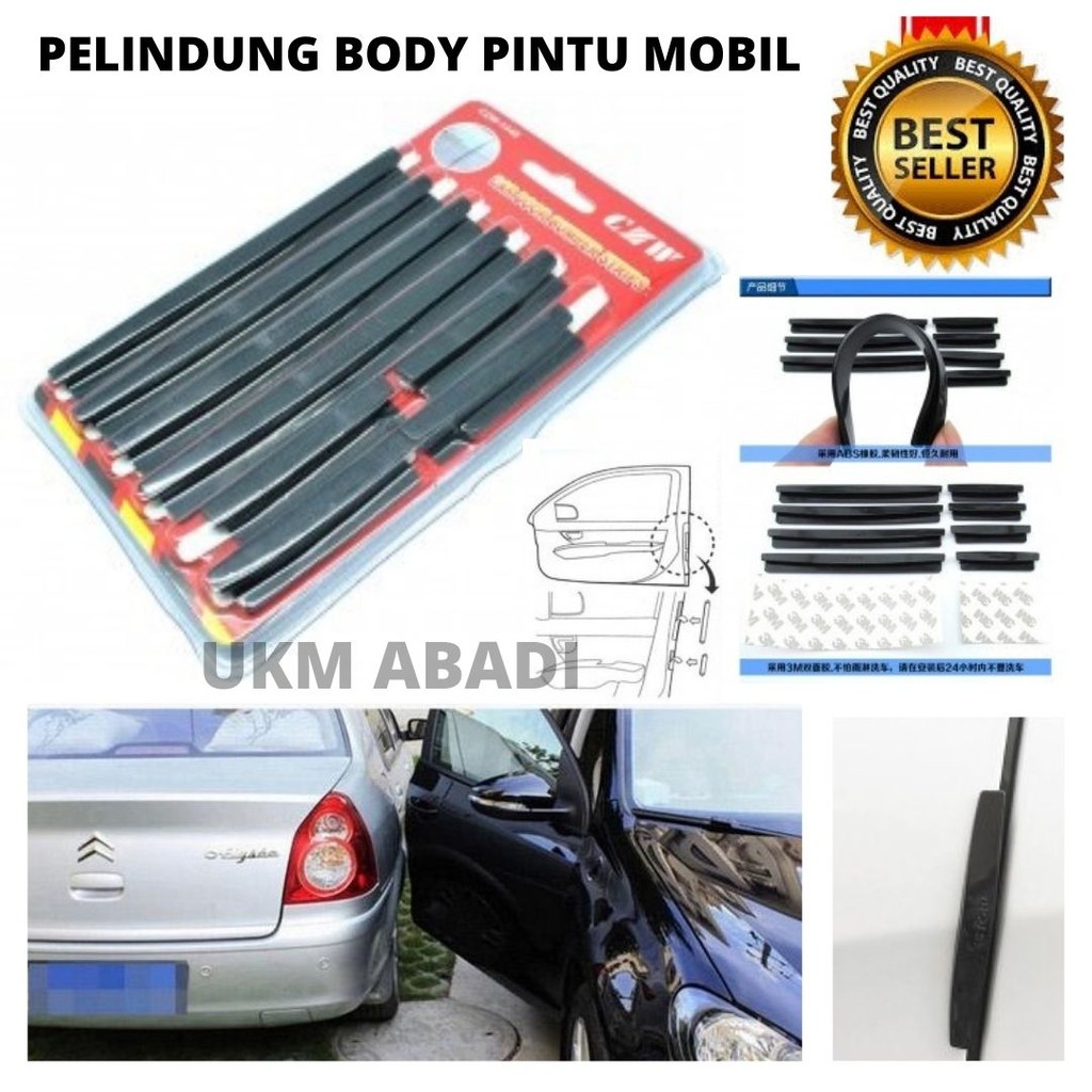 Pelindung Body Pintu Mobil Slim  Guard Car Door 8 Pcs 111123