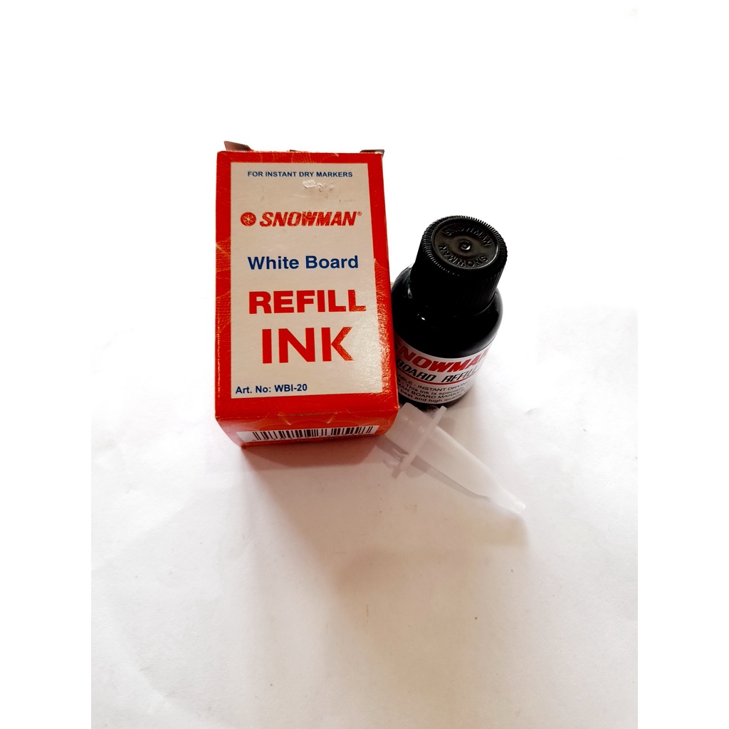 TINTA SPIDOL WHITEBOARD SNOWMAN WARNA HITAM