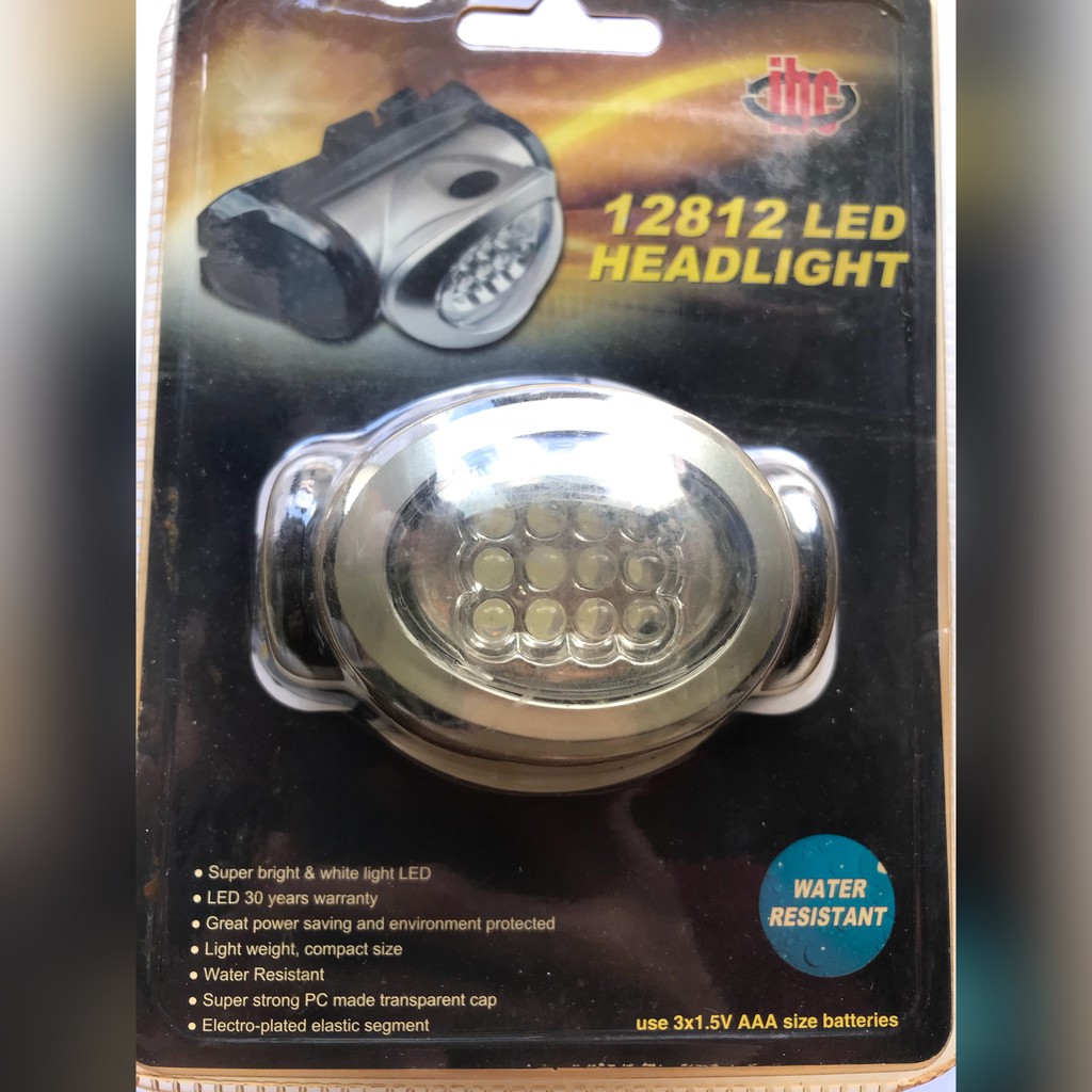 Headlight Lampu Senter Kepala 12 LED