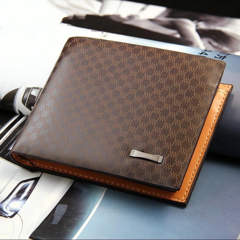 Dompet Pria Tipis Dompet Slim Dompet Kulit Pria Dompet Lipat Pria Kulit Import PIDENGBAO D3201-1