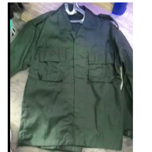 baju pdl hijau