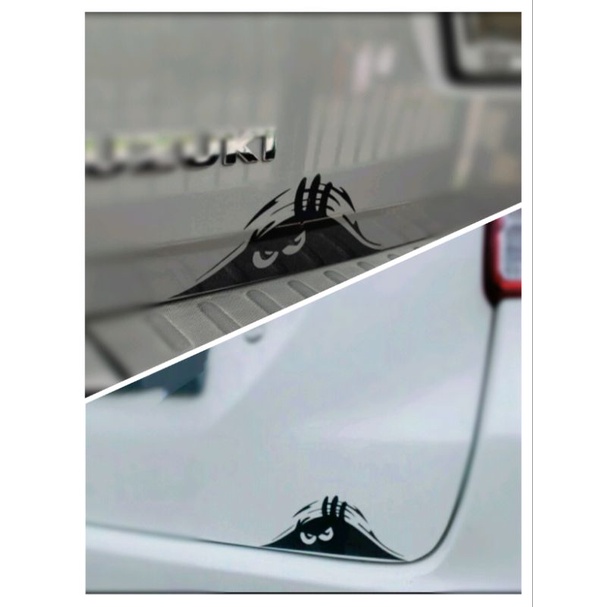 Sticker karakter lucu stiker mobil motor cutting